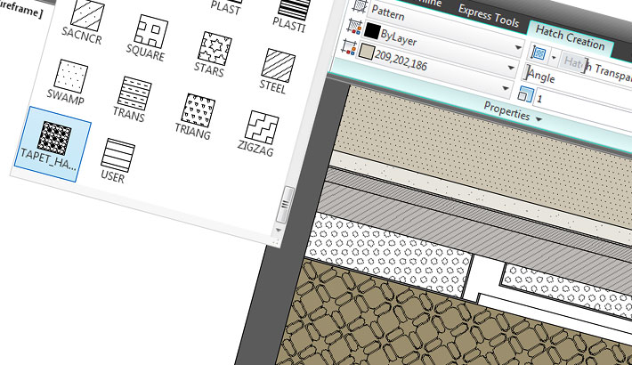 Brig Udstyre Prelude Create custom hatches in AutoCAD