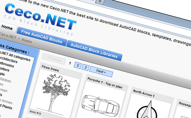 DWG блокове за AutoCAD