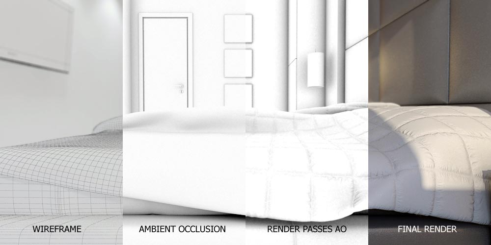 Ambient Occlusion + Displacement and Bump maps