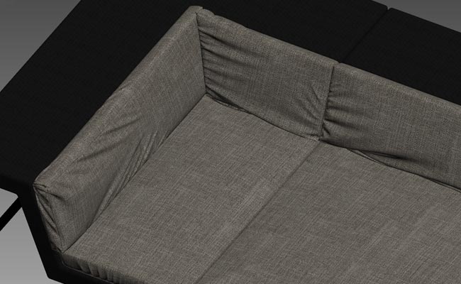 3Д модел на комплект мебели за открито от Dedon